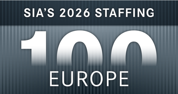 SIA Hall of Fame, Staffing 100 Europe 2026 Logo.