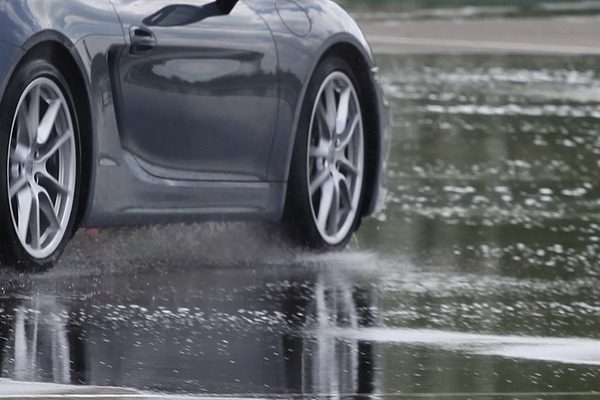 Fahrsicherheitstraining für Hofmann-Mitarbeiter.