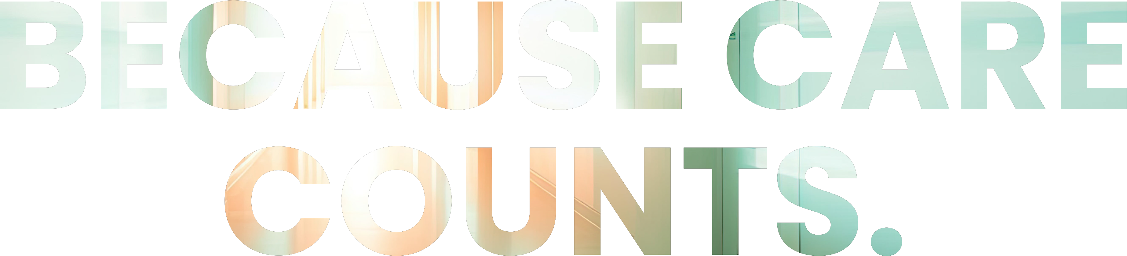 Slogan von medcareer: BECAUSE CARE COUNTS