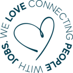 Unterstützungs Branding - We love connecting people with jobs.